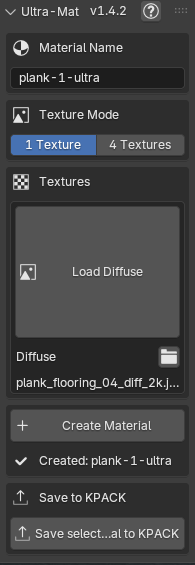 Ultra-Mat panel
