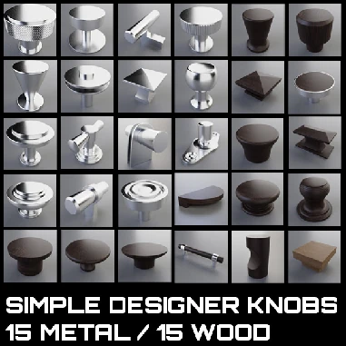 Simple Cabinet Knob KPACK preview
