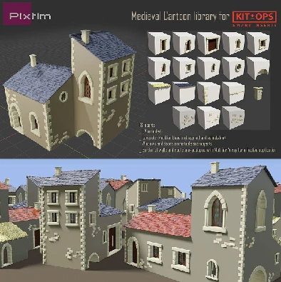 Medieval Cartoon Library preview