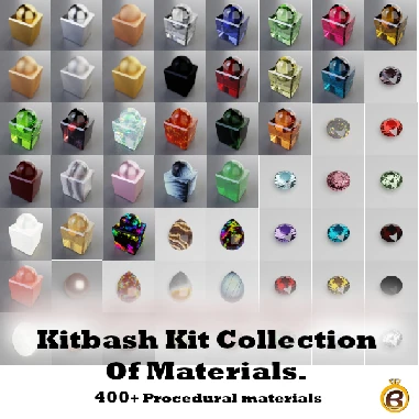 Kitbash Kit — Collection of Materials preview